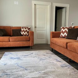 living room at The Verandas apartments in Thomasville, GA